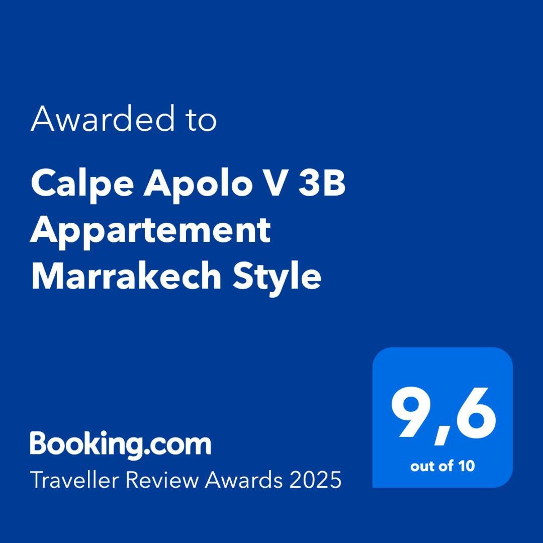 Calpe Apolo V 3B Appartement Marrakech Style 外观 照片